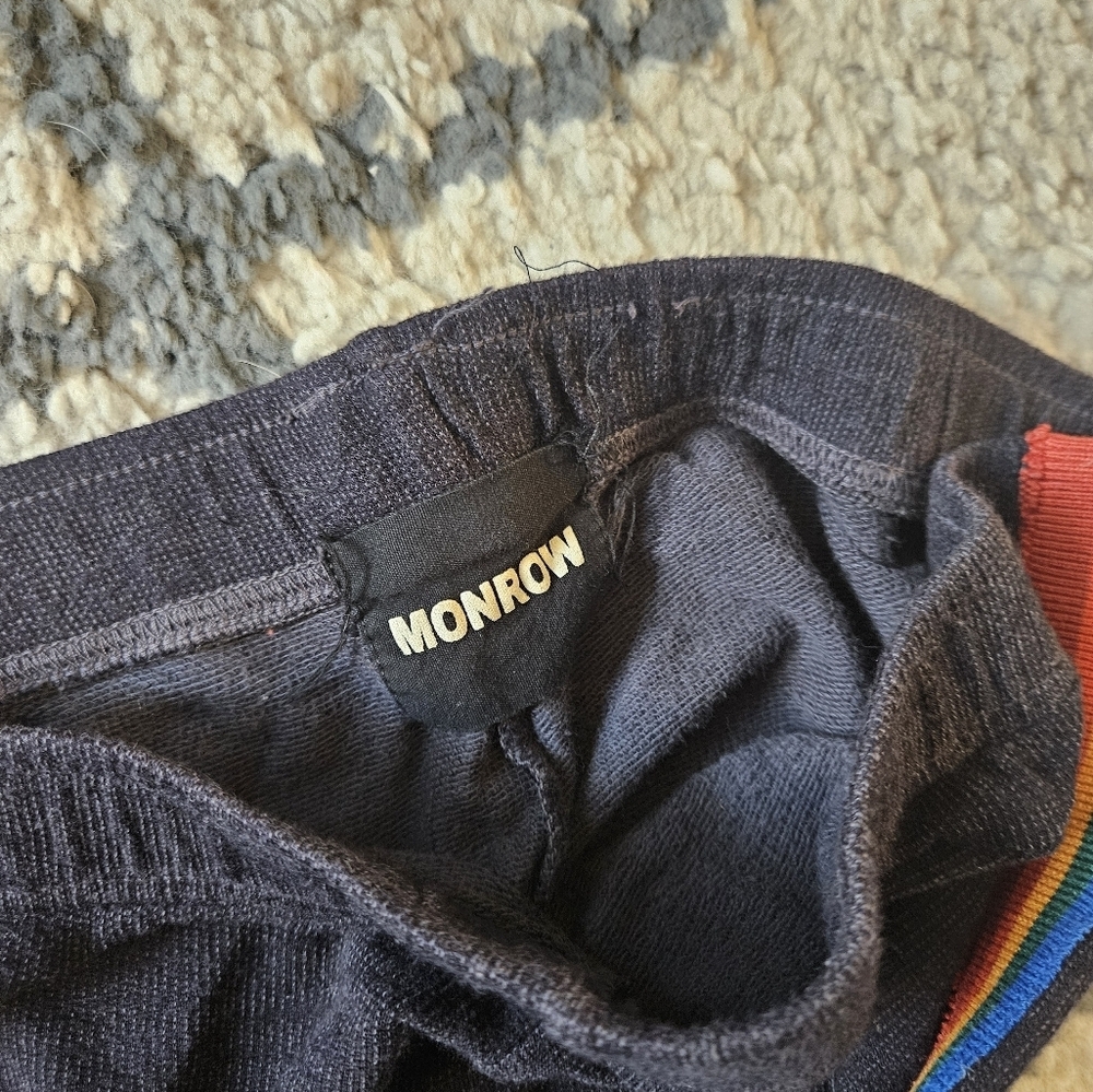 Monrow for Revolve size small rainbow jogger - Picture 4 of 6